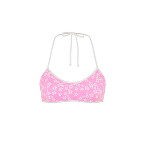 Bind Halter Crop Bikini Top - Sugar Sprinkle