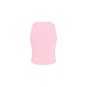 Embossed Knit Tank - Pocket Pink