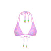 Decorative Panel Halter Bikini Top - Lilac Love