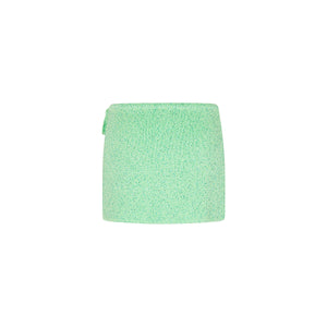 Side Tie Knit Sarong - Sea Glimmer