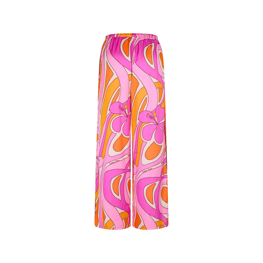 Drawstring Resort Pants - Sunrise Swirl