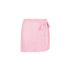 Crochet Knit Mini Sarong - Strawberry Glaze