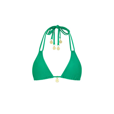 Halter Bralette Bikini Top - Island Lush