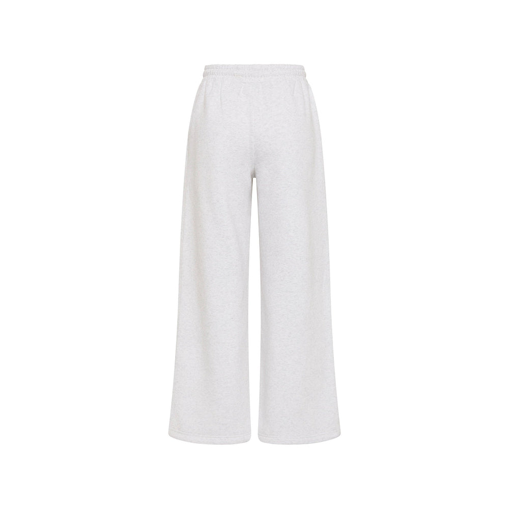 Embroidered Track Pants - Silver Stone
