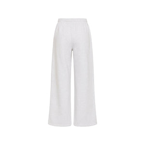 Embroidered Track Pants - Silver Stone