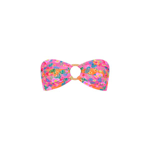 Strapless Bandeau Bikini Top - Summer Glow