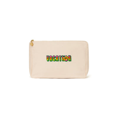Embroidered Beach Pouch - Volley Vacay
