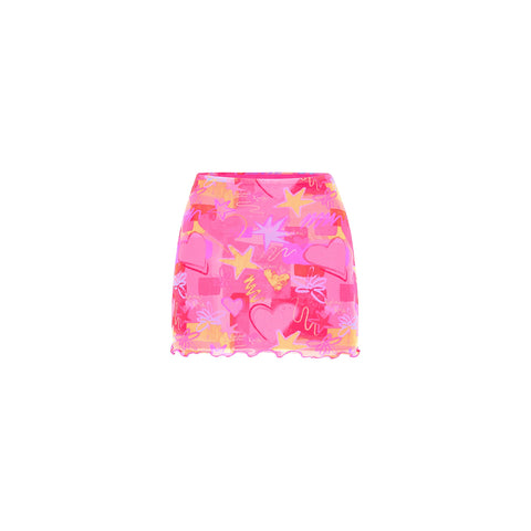 katieケイティ☆WINTER HEARTS flared miniskirt katieケイティ☆WINTER HEARTS flared miniskirt katieケイティ