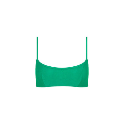 Invisible Underwire Crop Bikini Top - Island Lush