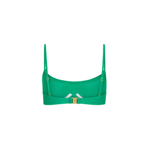 Invisible Underwire Crop Bikini Top - Island Lush