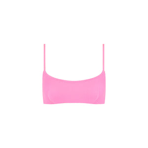 Invisible Underwire Crop Bikini Top - Fairy Floss