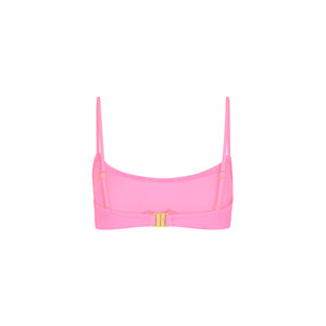 Invisible Underwire Crop Bikini Top - Fairy Floss