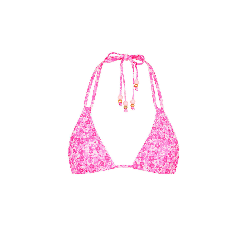 Halter Bralette Bikini Top - Berry Burst