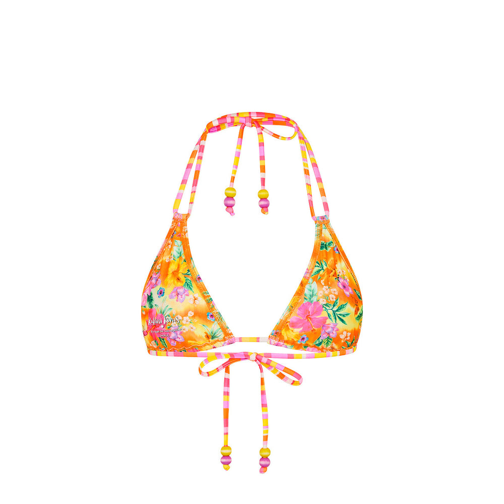 Simple Strap Halter Bikini Top - Peachy Pocket