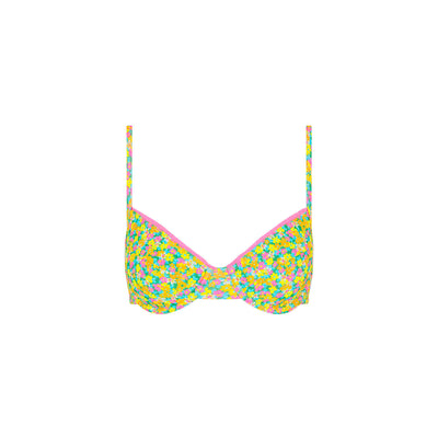Decorative Ditzy Underwire Bikini Top - Hula Honey