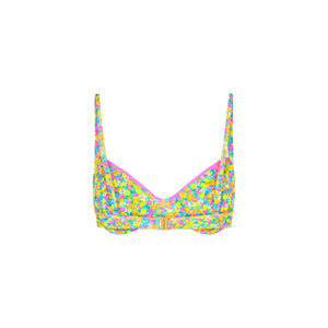 Decorative Ditzy Underwire Bikini Top - Hula Honey