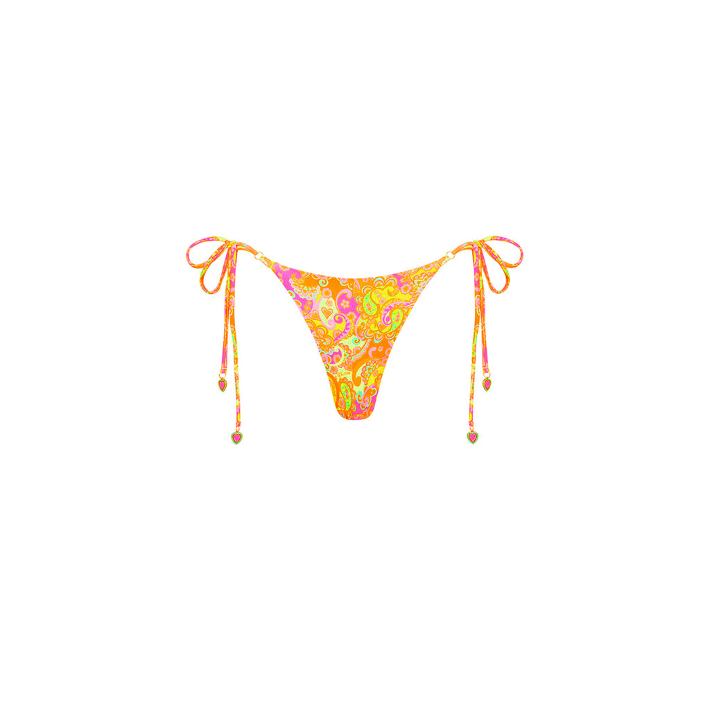 Thong Tie Side Bikini Bottom - Tiki Tango