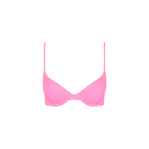 Slim Underwire Bra Bikini Top - Fairy Floss