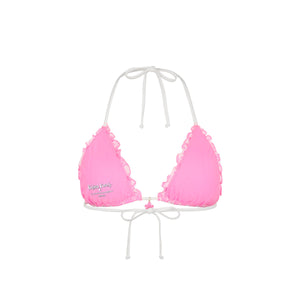 Lettuce Edge Bralette Bikini Top - Sugar Sprinkle