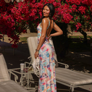 Scoop Low Back Maxi Dress - Sunshine Motel