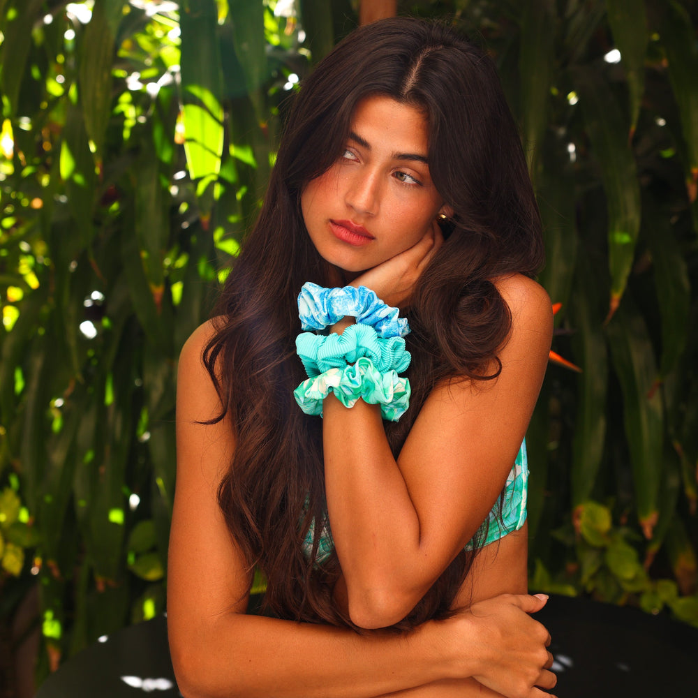 Scrunchie Trio Pack - Daydream Blues