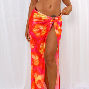 Split Mesh Maxi Skirt - Samba Baby