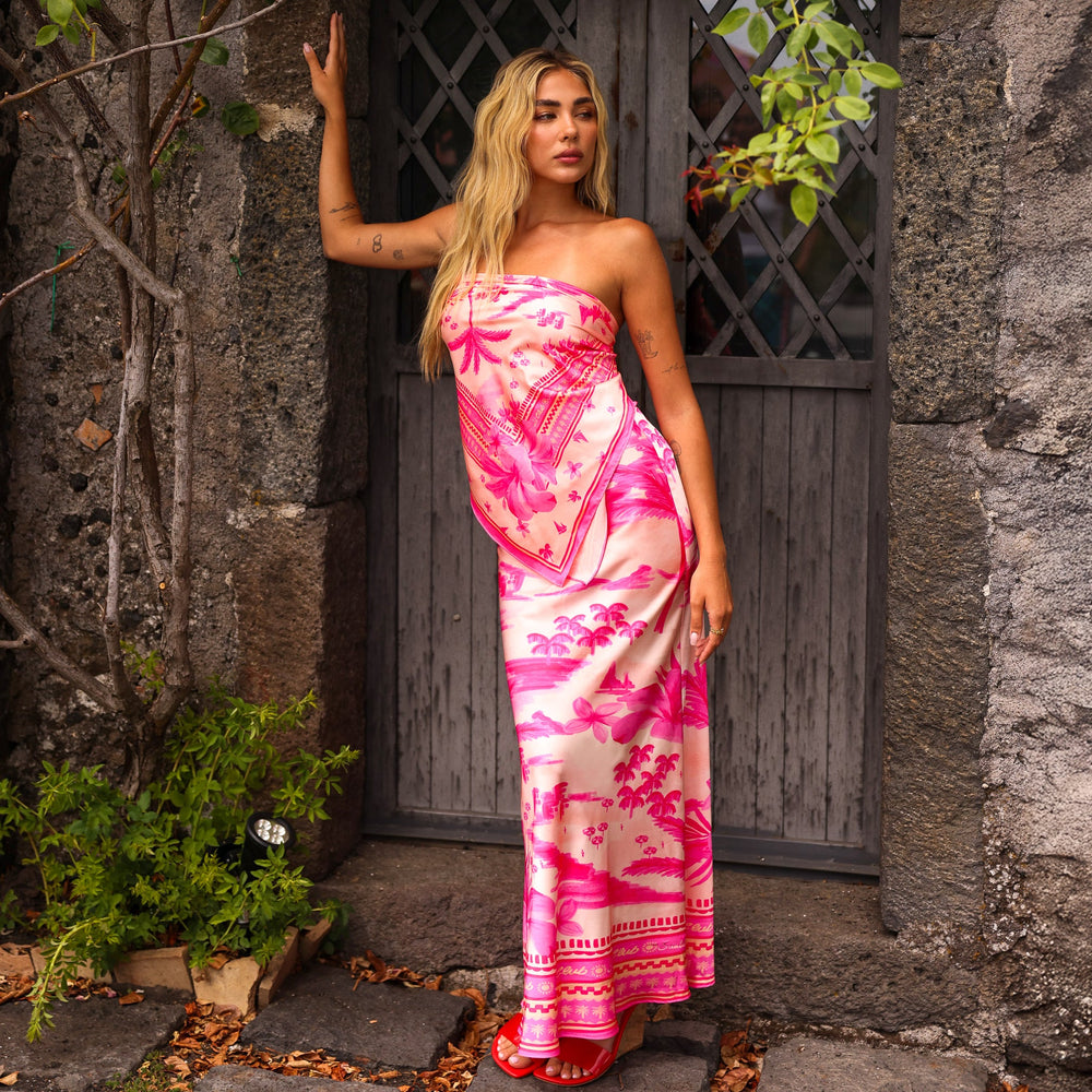 Summer Bandana Scarf Top - Sippin Pretty