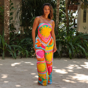 Summer Bandana Scarf Top - Sunkissed Coast