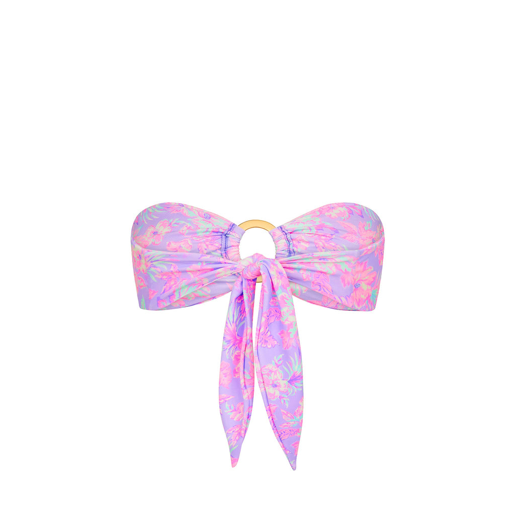 Strapless Bandeau Bikini Top - Lilac Love