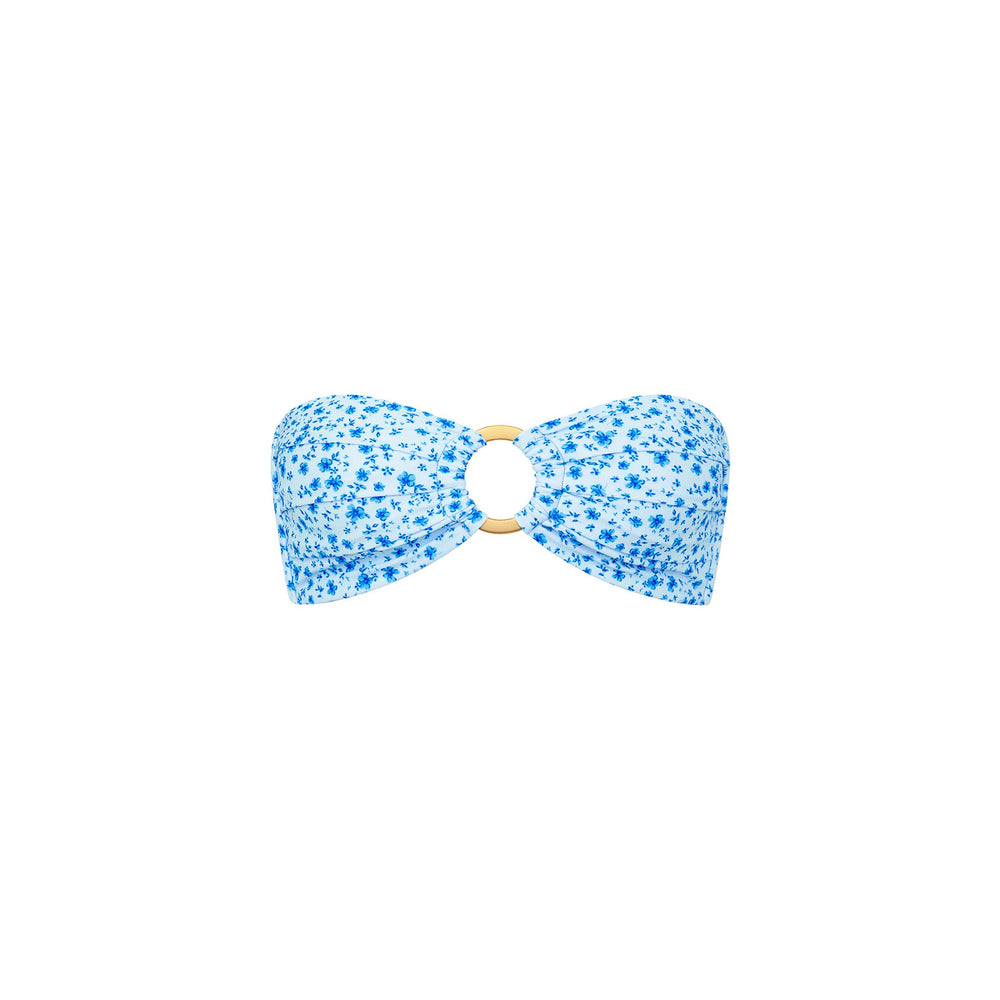 Strapless Bandeau Bikini Top - Dream Flower