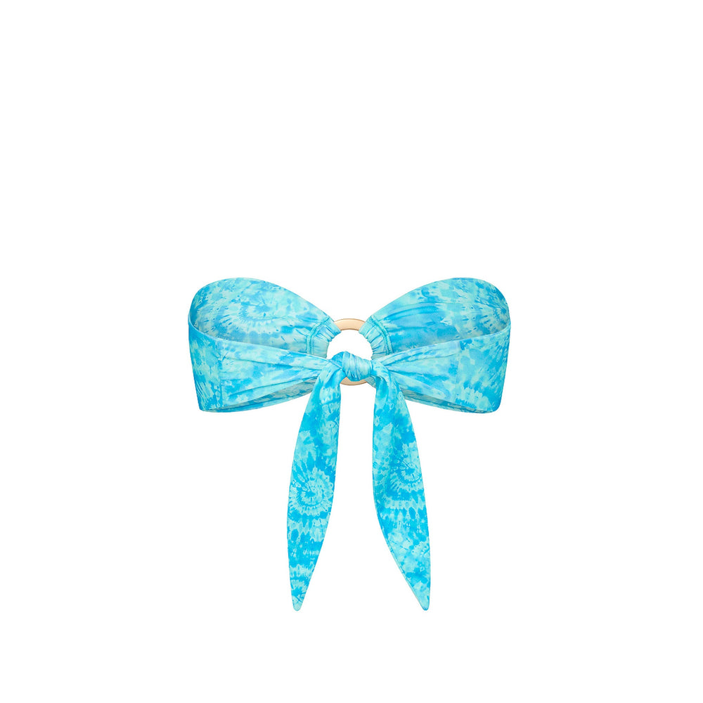 Strapless Bandeau Bikini Top - Starry Seas