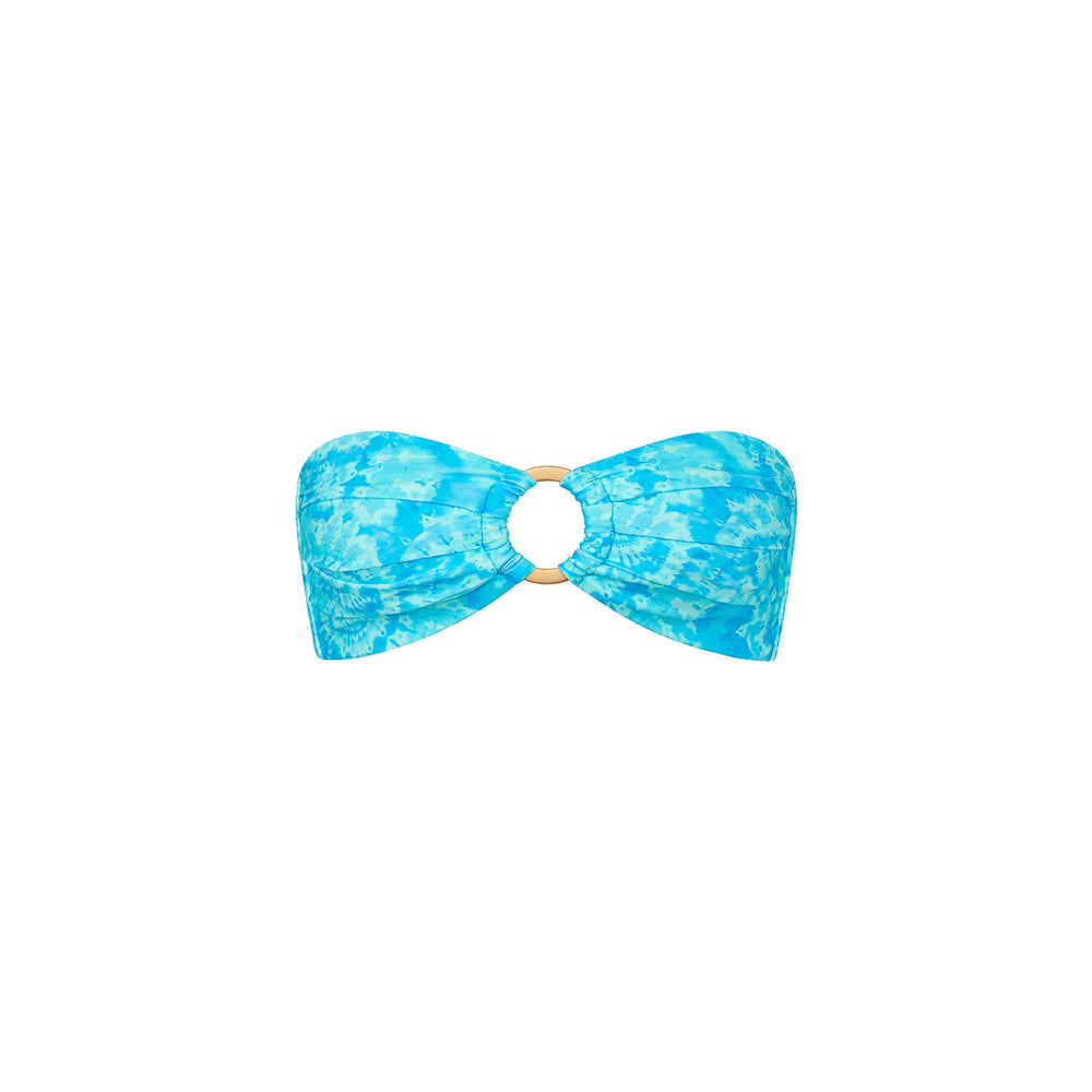 Strapless Bandeau Bikini Top - Starry Seas