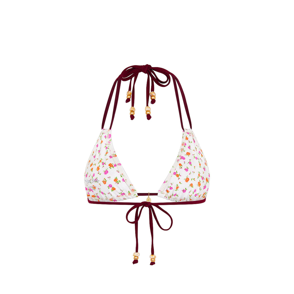 Halter Bralette Bikini Top - Rosie Posie