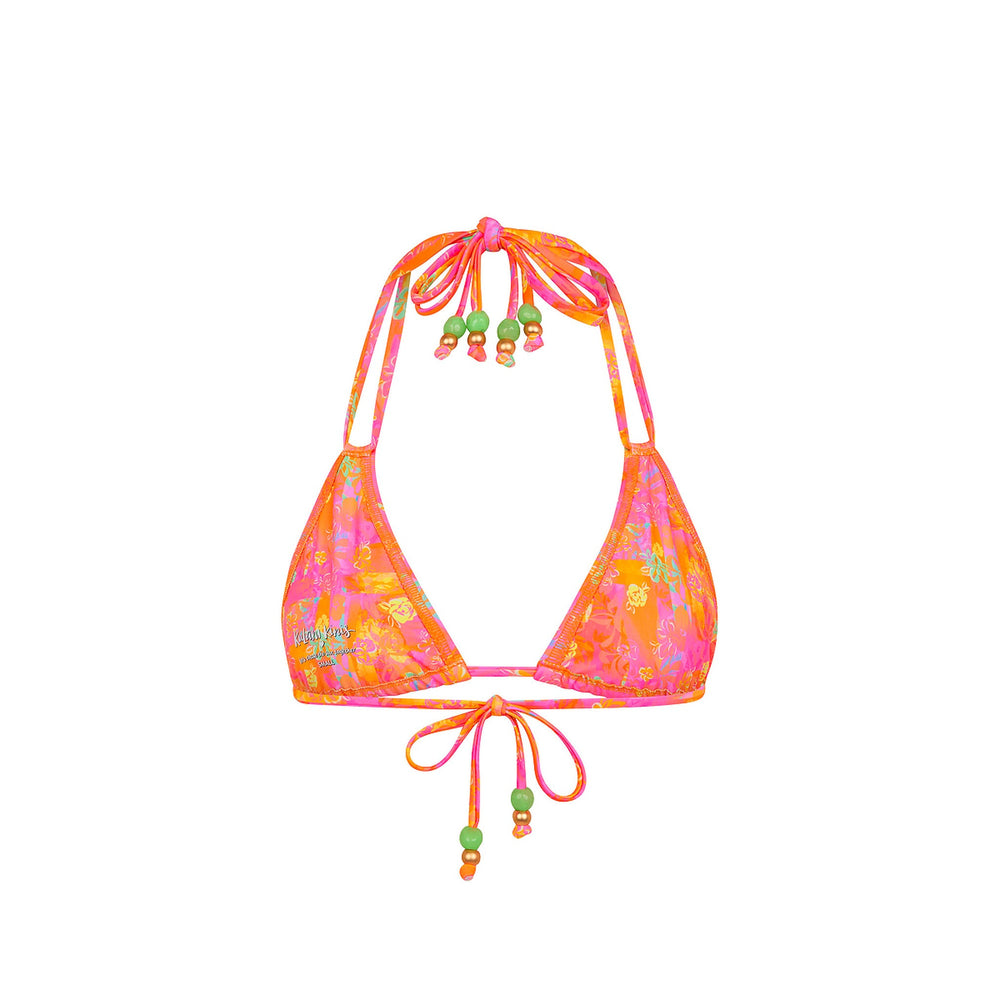 Halter Bralette Bikini Top - Sunrise Kiss