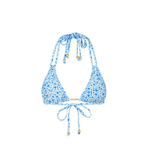 Halter Bralette Bikini Top - Dream Flower