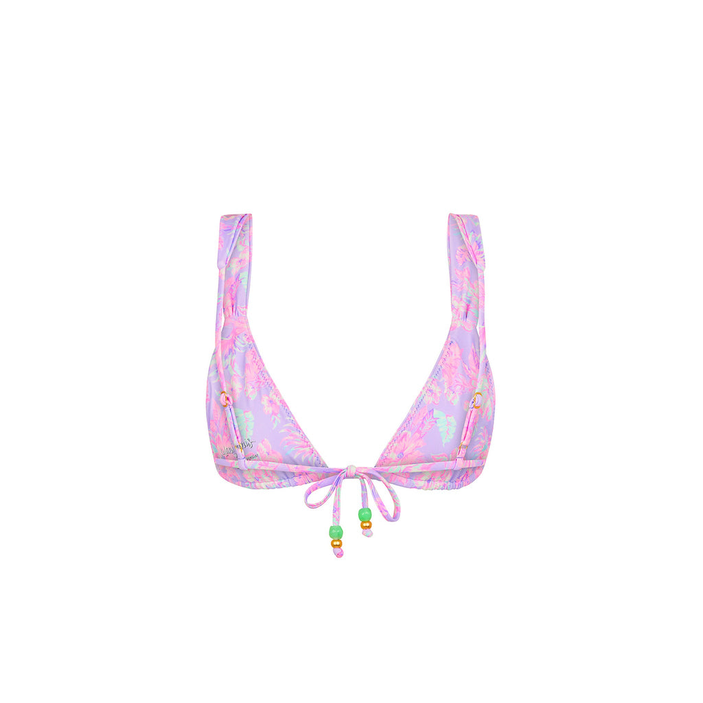Slide Bralette Bikini Top - Lilac Love