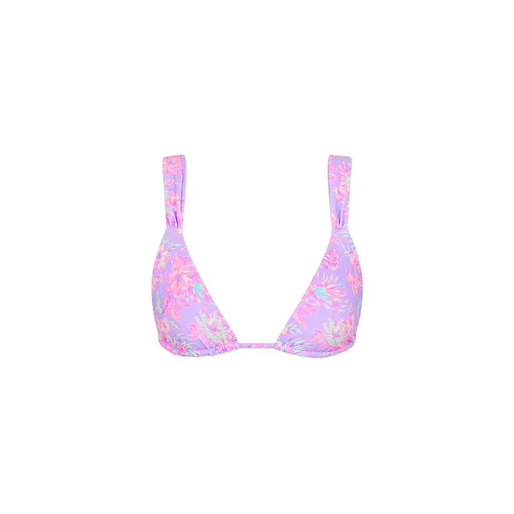 Slide Bralette Bikini Top - Lilac Love