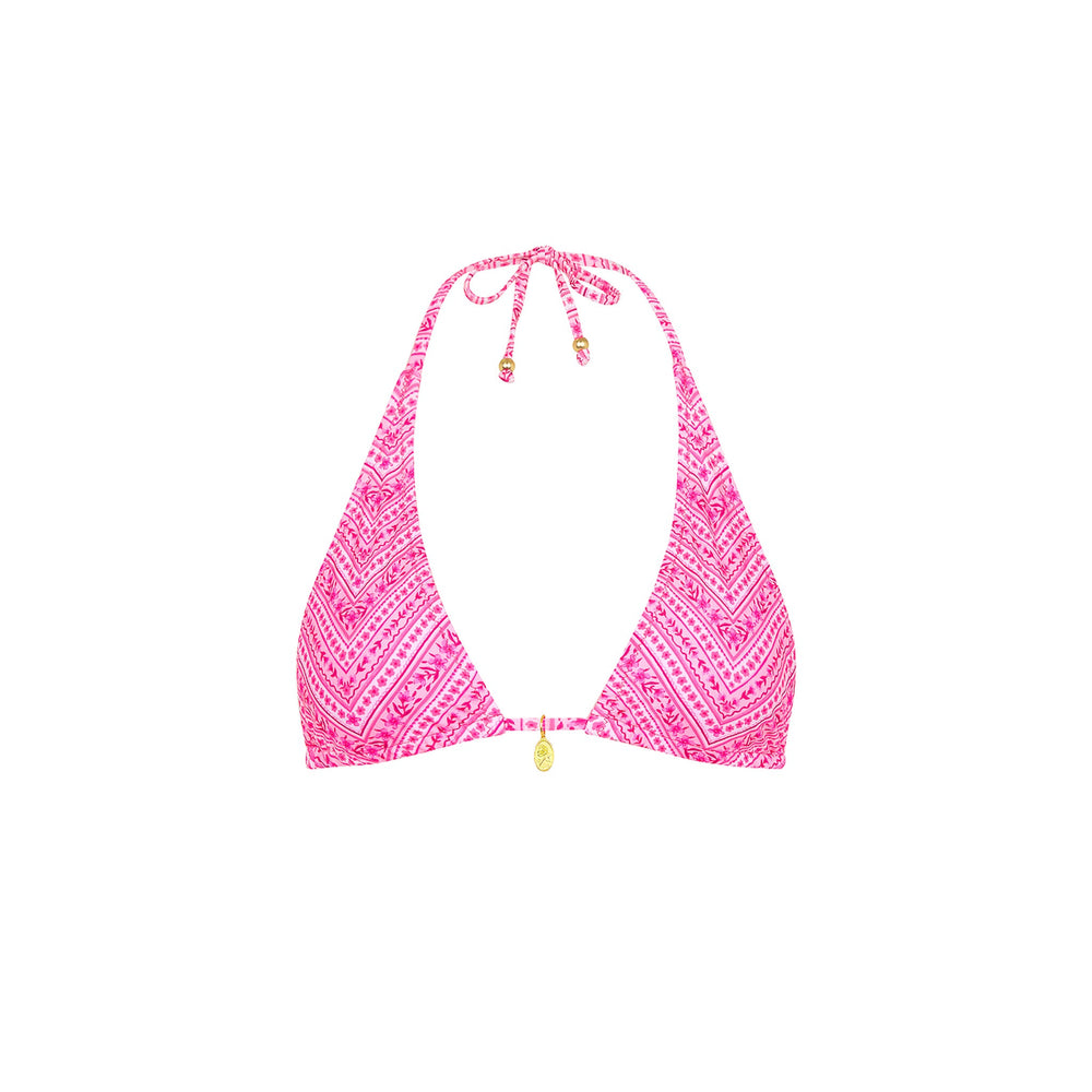 Classic Tie Halter Bikini Top - Starlight Saloon