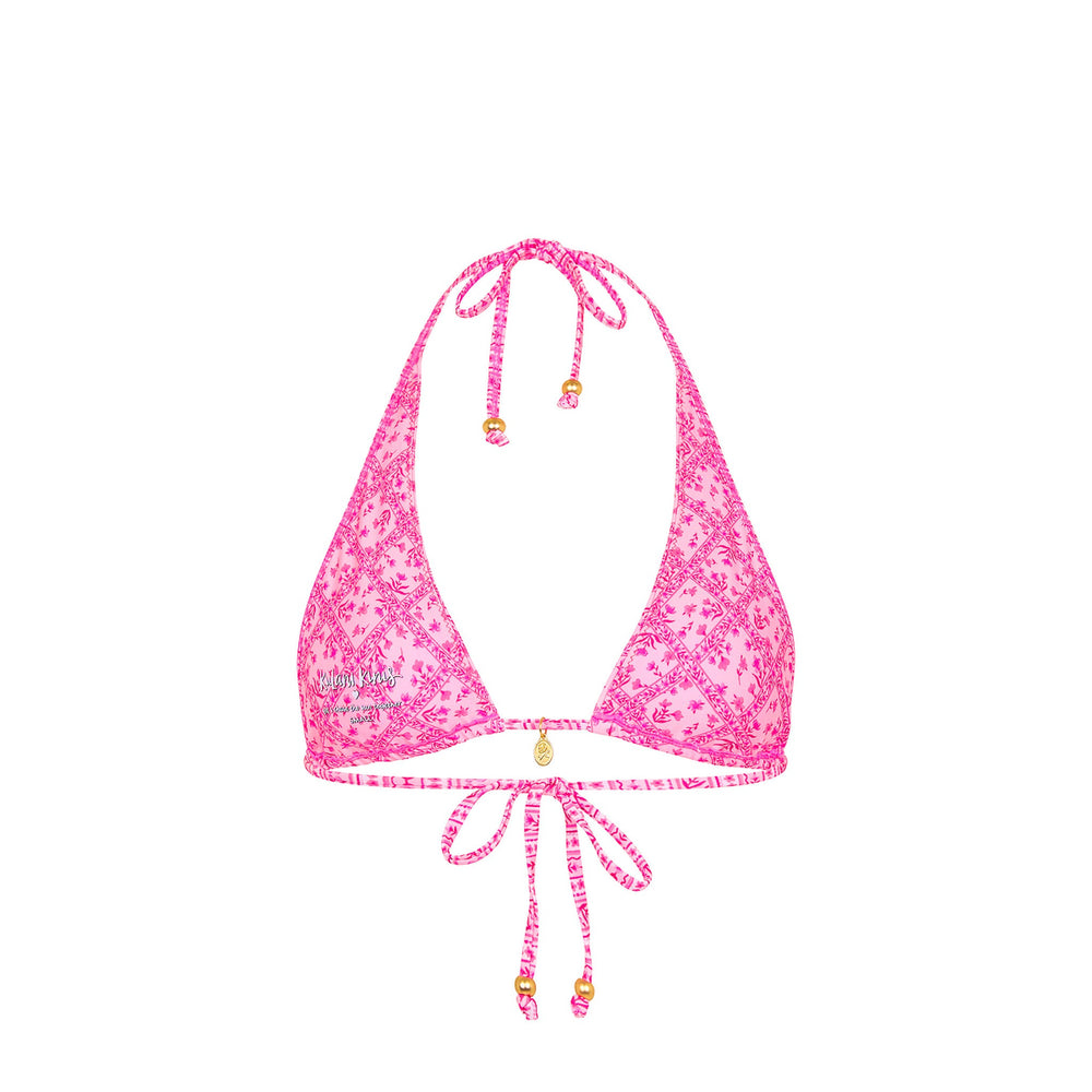 Bind Tie Halter Bikini Top - Starlight Saloon