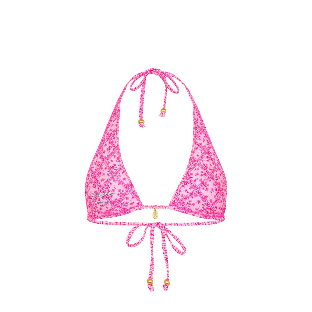 Bind Tie Halter Bikini Top - Starlight Saloon