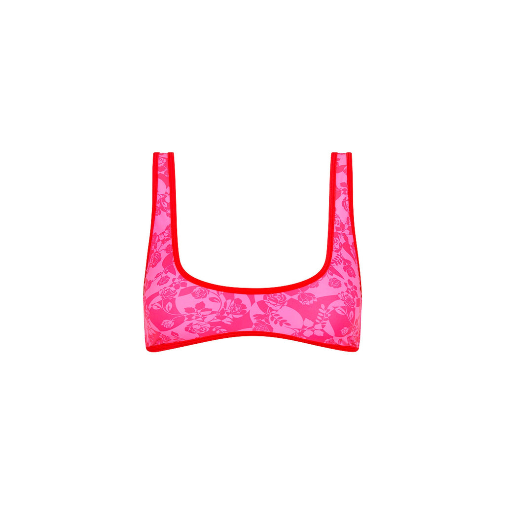 Bind Slim Scoop Bikini Top - Hearts Collide