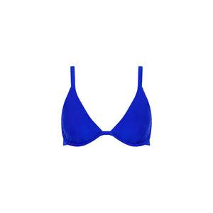 Underwire Triangle D+ Cup Bikini Top - Blue Lagoon