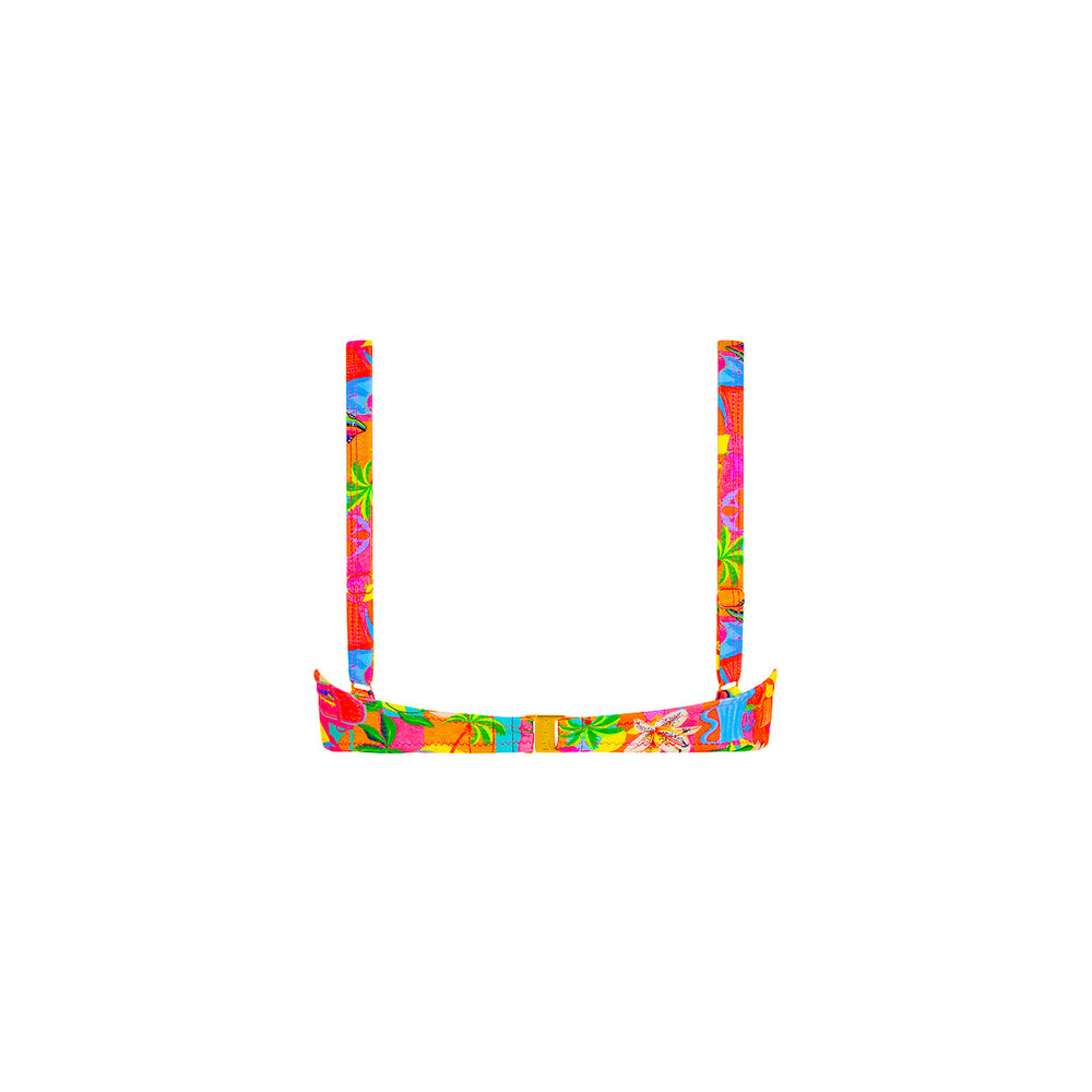 Underwire Triangle D+ Cup Bikini Top - Havana Haven