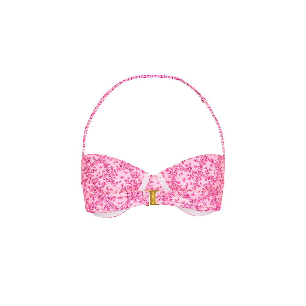 Retro Balconette Bra Bikini Top - Starlight Saloon