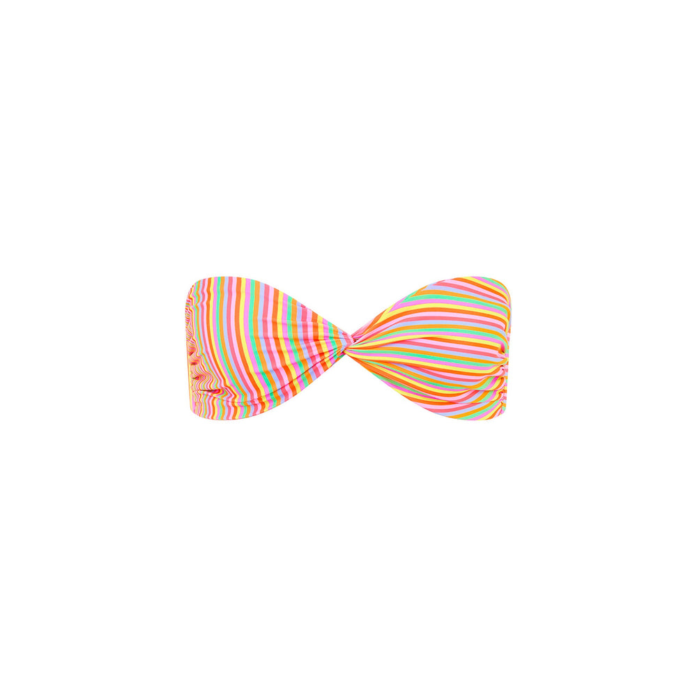 Twist Bandeau Bikini Top - Sunshine Sorbet