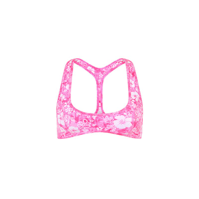 Bind Action Back Bikini Top - Island Blush