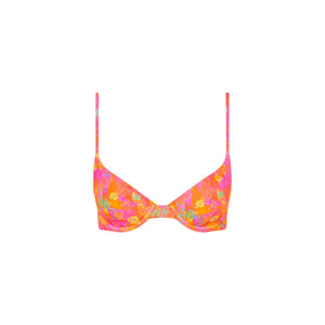 Slim Underwire Bra Bikini Top - Sunrise Kiss