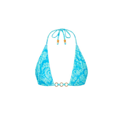 Trio Ring Triangle Bikini Top - Starry Seas