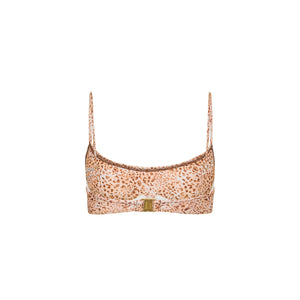 Invisible Underwire Crop Bikini Top - Wild Skies