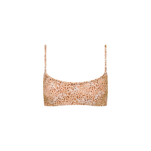 Invisible Underwire Crop Bikini Top - Wild Skies